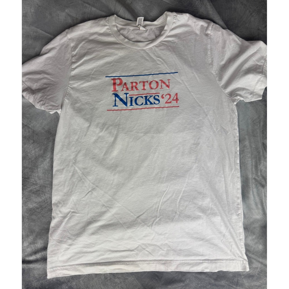 Parton Nicks 24 Election Parody Shirt Dolly Parton Stevie Nicks Graphic Tee L